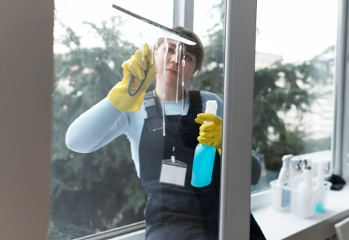 Nettoyage de vitres intérieures et extérieures au Gault-du-Perche